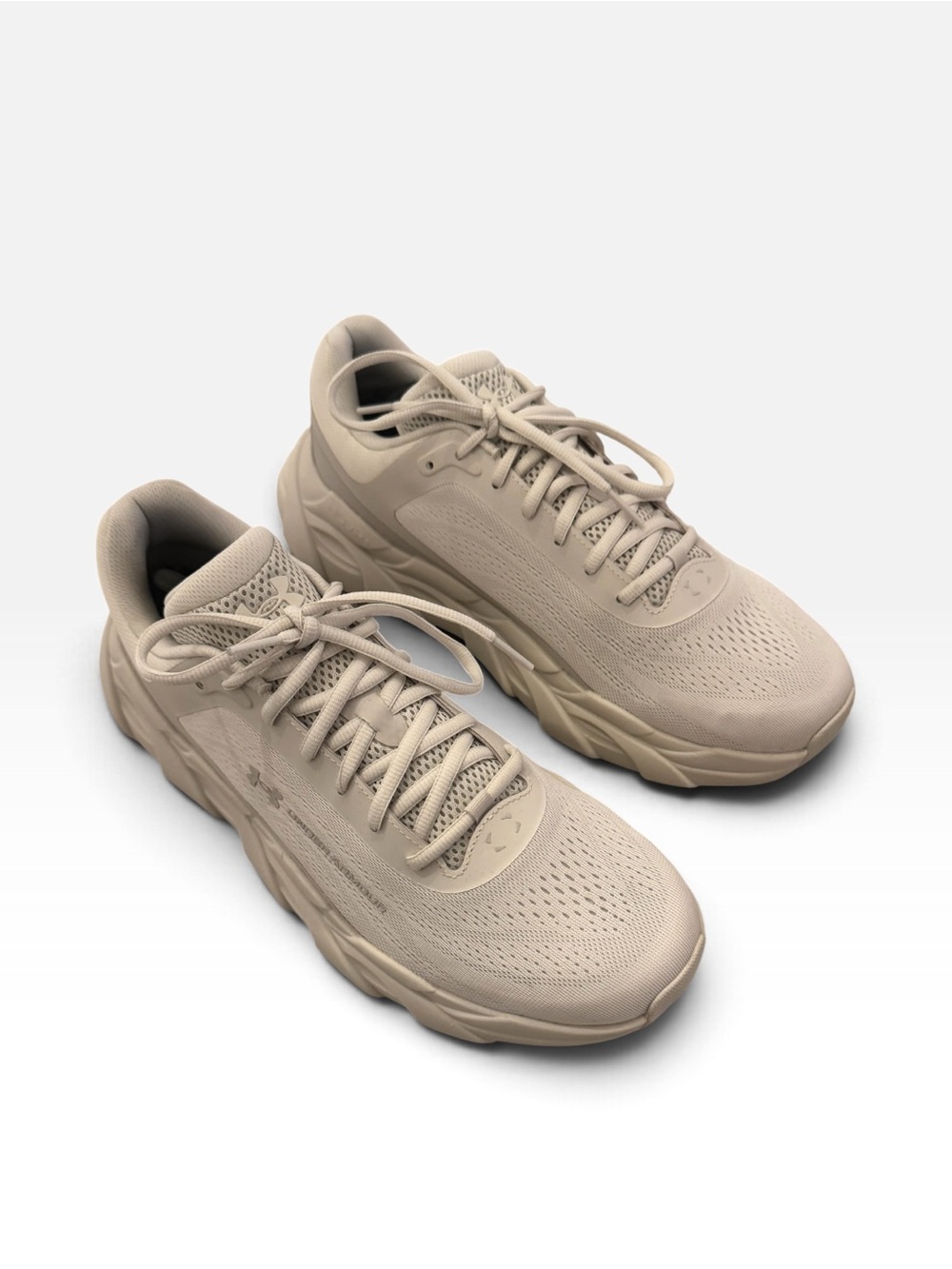 Under Armour UA Halo HB Runner "Summit White" Men's Size 12 – Cream/Tan
